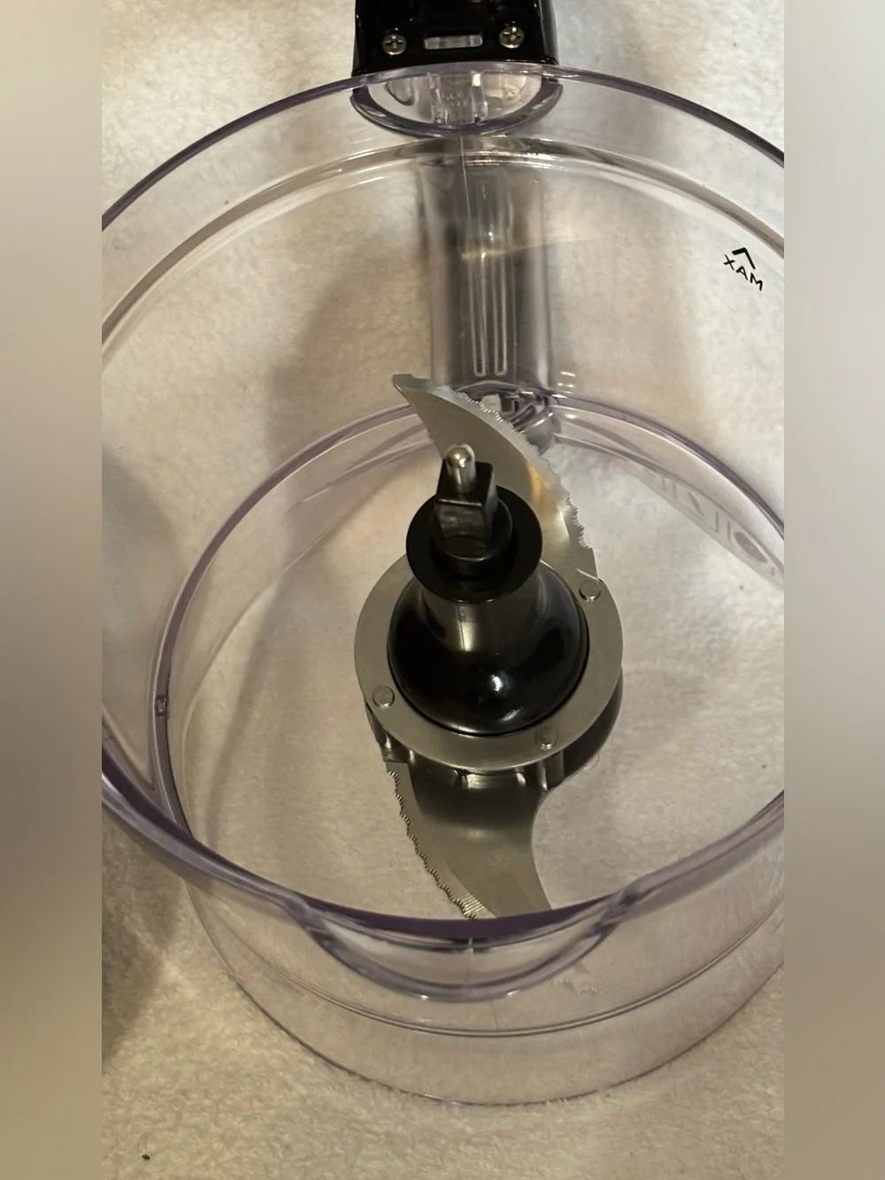 Black Food Processor with Clear Bowl -Hamilton Beach see picture details